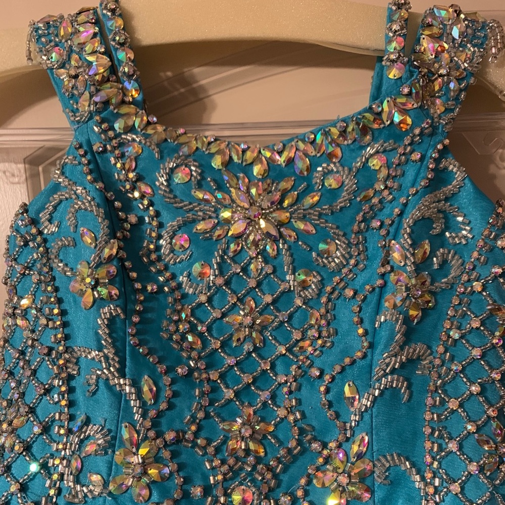 Little Rosie long pageant dress size 6